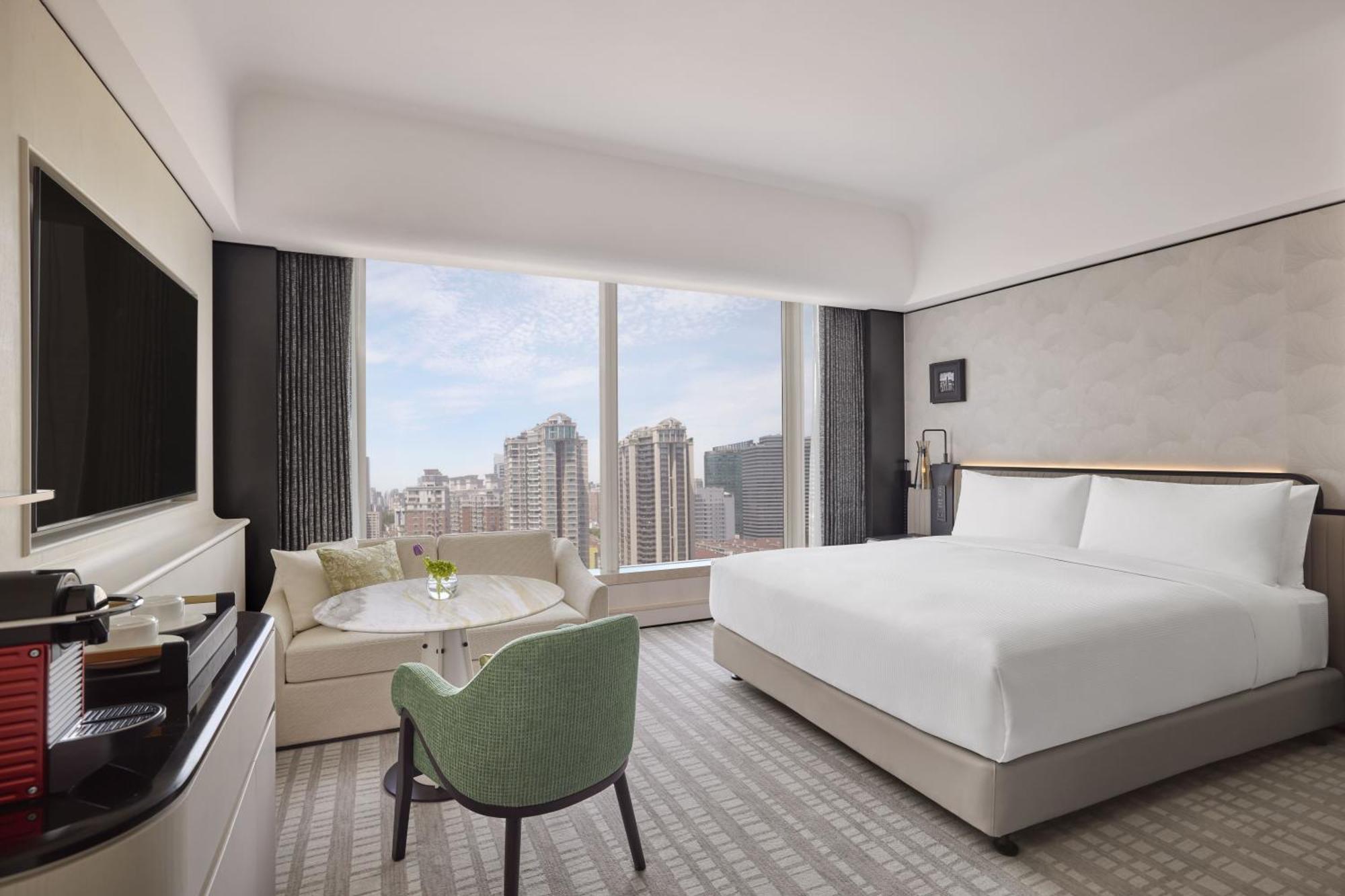Hilton Shanghai City Center -Steps From Iconic Landmarks Wukang Mansion And Jing'An Temple Habitación foto
